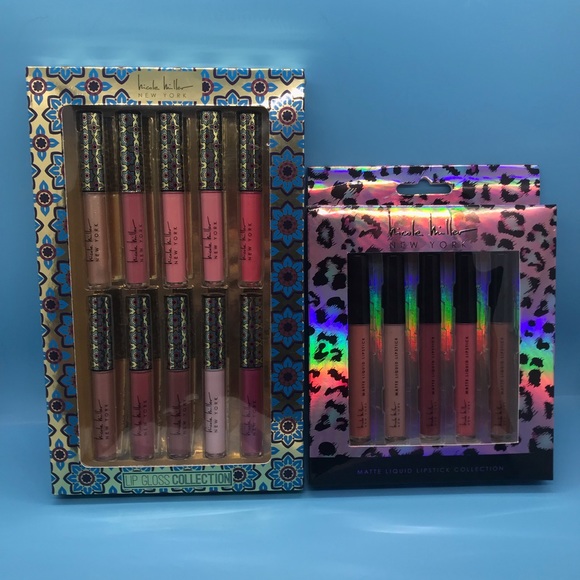 Nicole Miller Other - Nicole Miller Lip Gloss & Matte Liquid Lipsticks